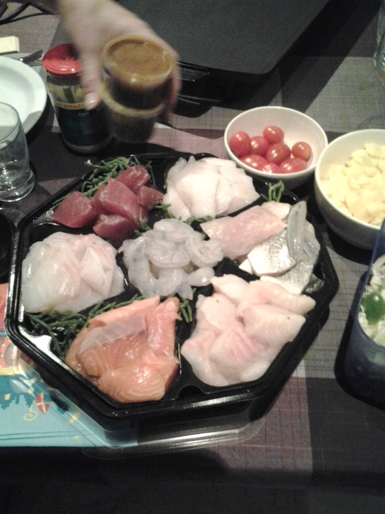 Fresh catch-of-the-day seafood ready to be cooked!