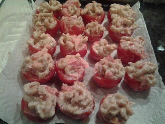 Mini Tomate aux Crevettes