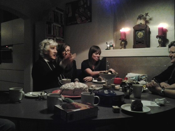 Oma, Nikki, Brigiet, and Els