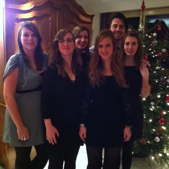This is us last year, Christmas 2012!