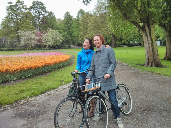 Excited Hannah and Chris