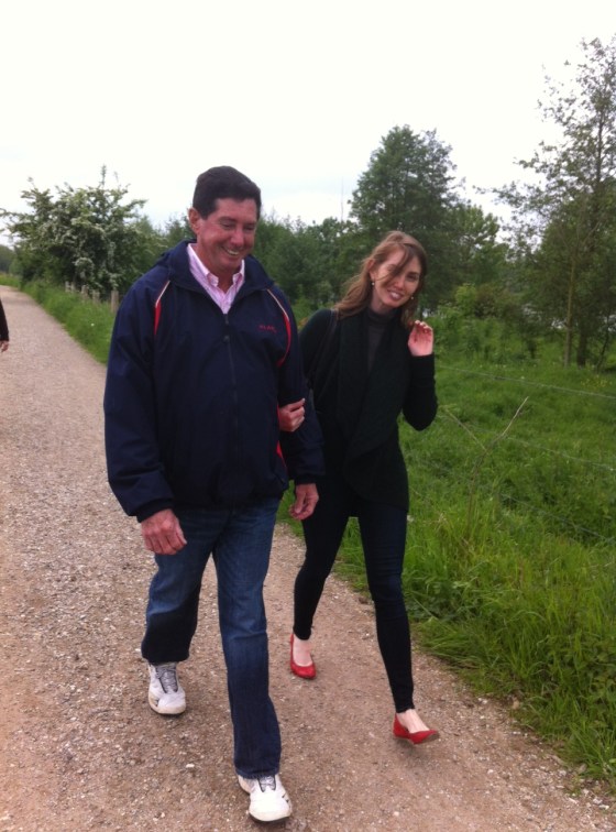 Enjoying some father/daughter time