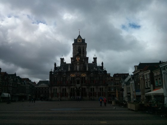 My overcast photo of City Hall on the Markt