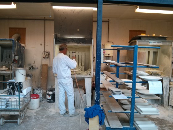 Inside the Royal Delft factory