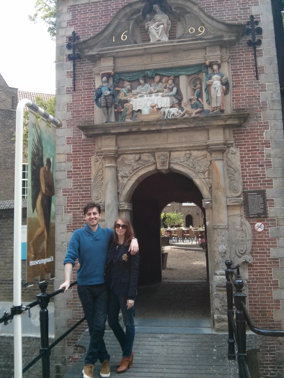 Koen and me at the Museum Gouda entrance