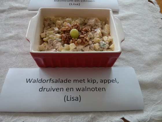 My waldorf chicken salad