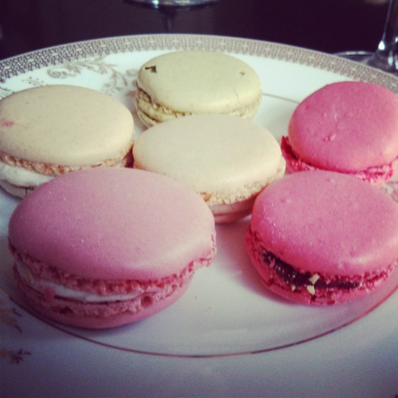 Assortment of macarons, ready to eat!