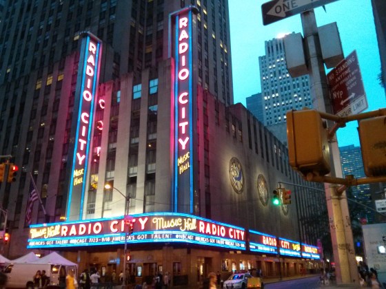 Passed Radio City Music Hall on our way back to the hotel