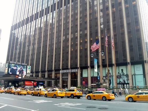 Passing Madison Square Garden on the way to the Highline