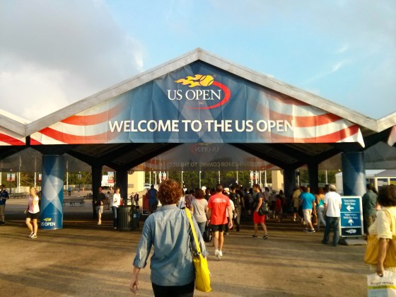 Luckily the weather cleared up for our match that evening!