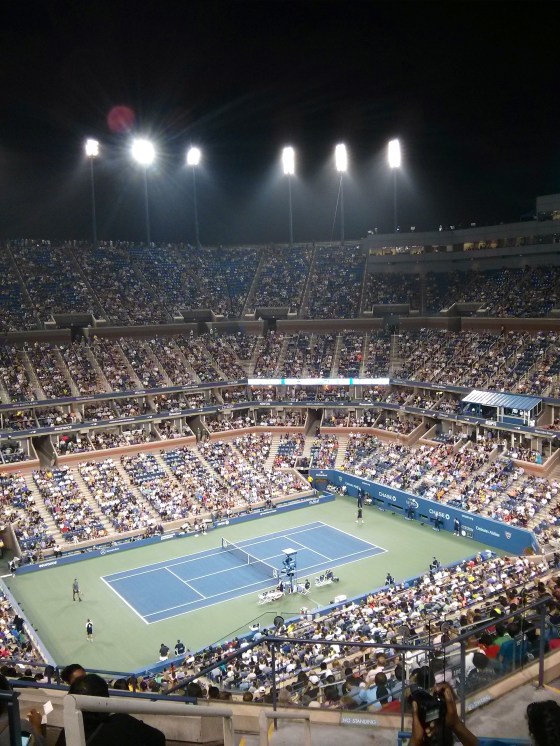 Stadium is packed for the match!