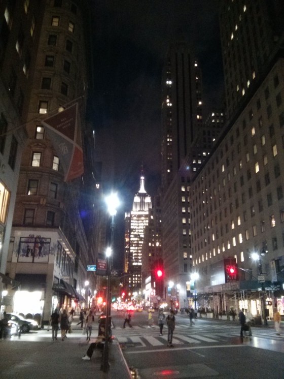 Empire State Building at night
