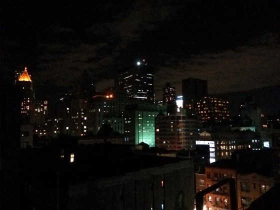 Christina's rooftop view in Chinatown