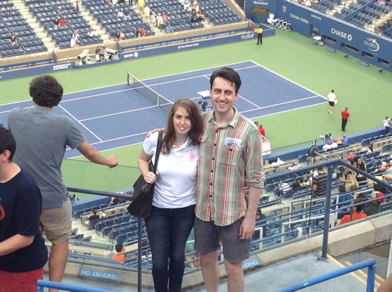 Koen and me at the big stadium!