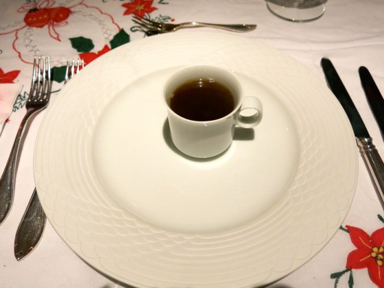 2nd starter: Els's oxtail soup