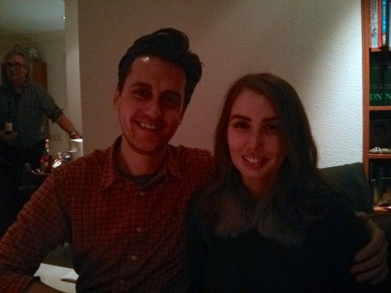 Koen and me at the table