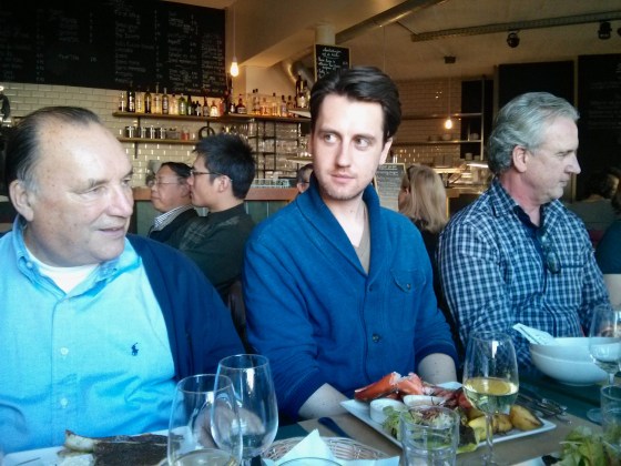 Koen with his dad and godfather, Uncle Hans