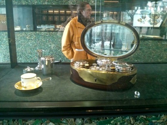 An officer of Napoleon's lugage case