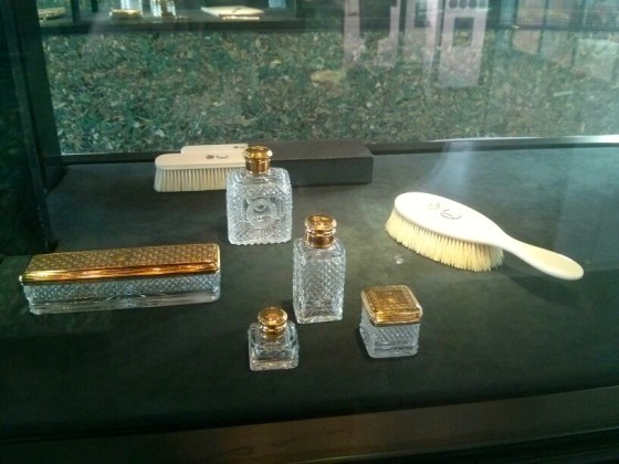 Princess Charlotte of Belgium's hairbrush and other toiletries