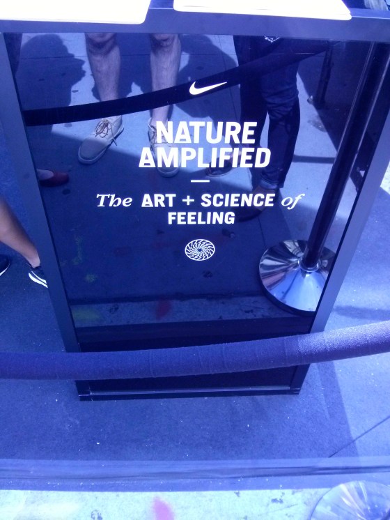 Special Nike Exhibit for NY Fashion Week - debuting Nike's new running shoe