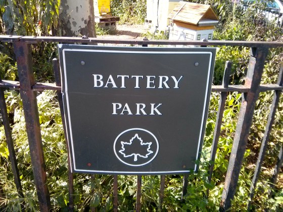 Walking around Battery Park