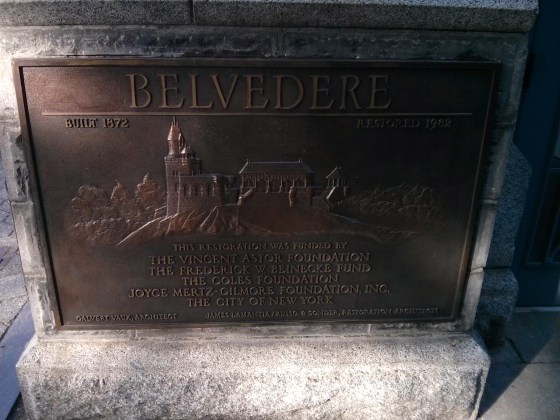 Quick trip to see the Belvedere Castle after the museum
