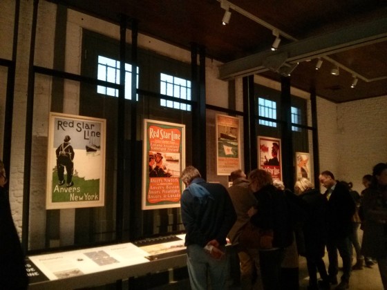 First exhibit room with the history of the Red Star Line owners