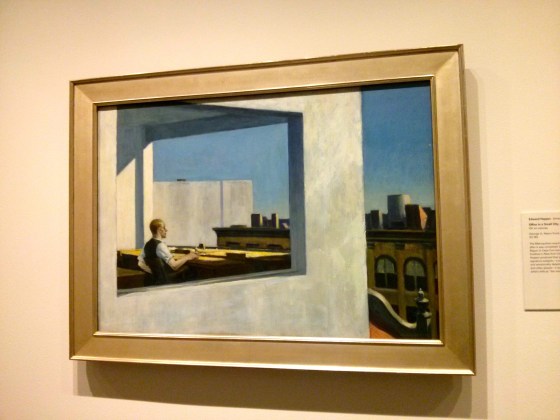 Office in a Small City, Edward Hopper, 1953