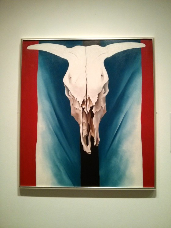 Cow's Skull: Red, White, and Blue, Georgia O'Keeffe, 1931