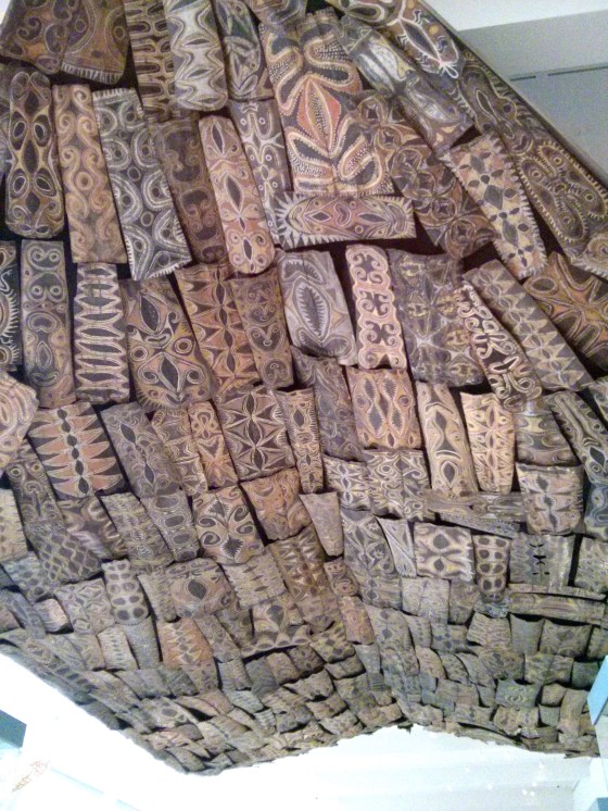 Kwoma ceiling in the Gallery for Melanesian Art