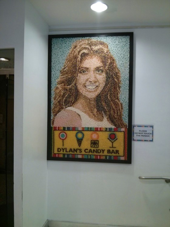 Candy Mosaic Portrait of Dylan Lauren