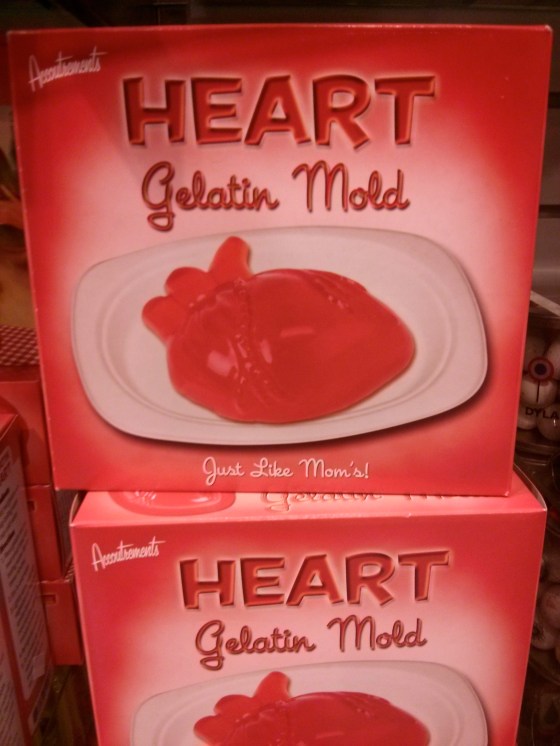 Heart jello mold