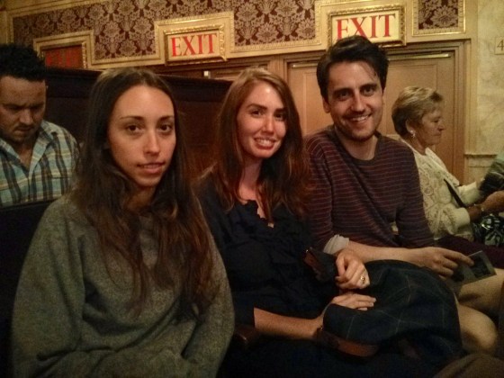 Before the show began