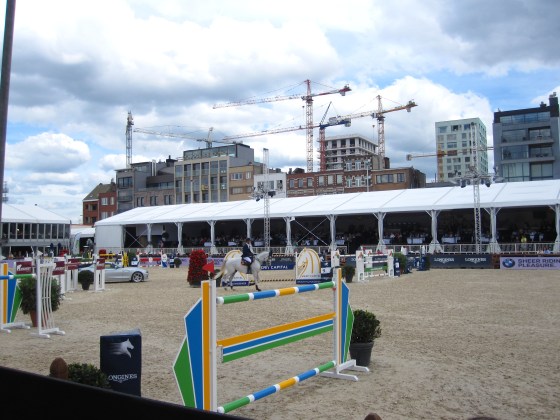 Getting ready to begin his round