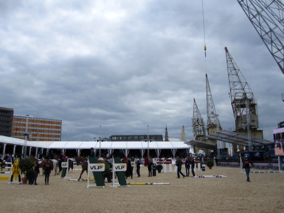 Watching the award ceremony