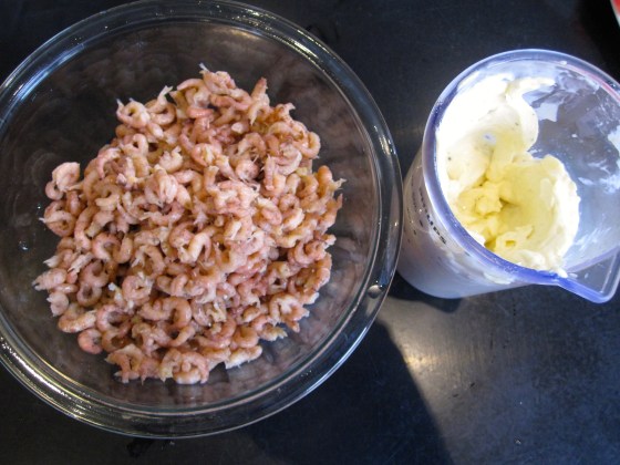 North Sea shrimp and homemade mayonnaise