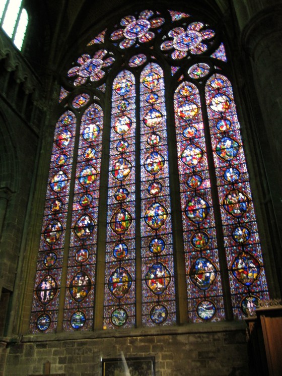 Beautiful stained glass window