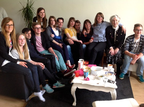 All the children with Oma