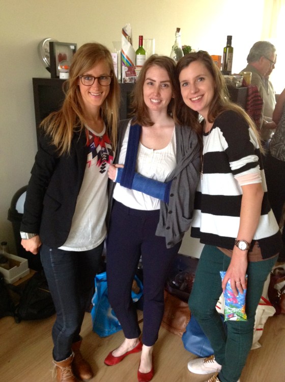 The birthday girl, me, and Barbara