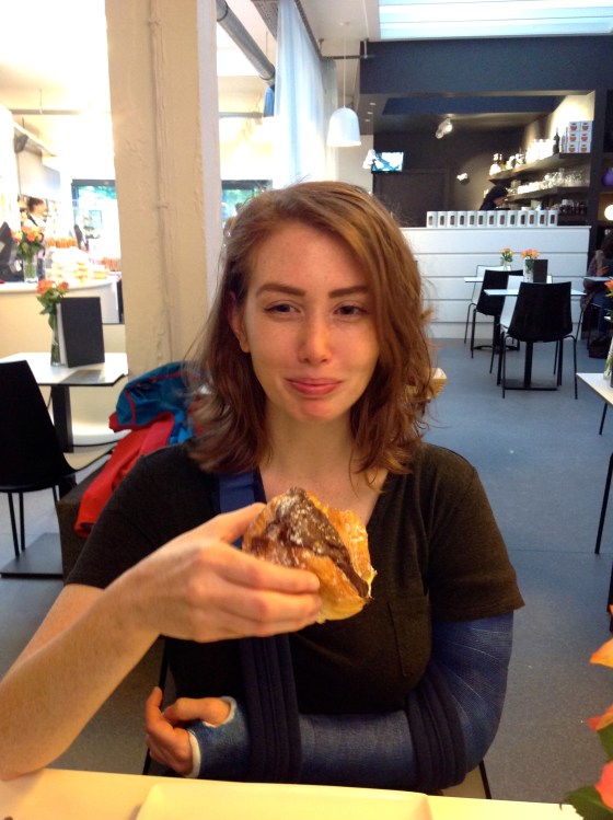 And of course a pastry!