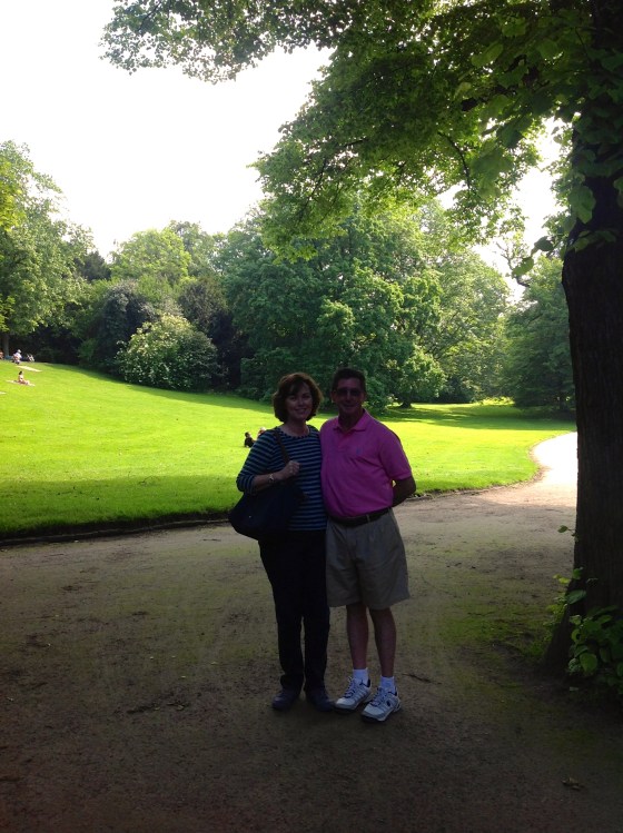 Mom and Dad in the Hofgarten