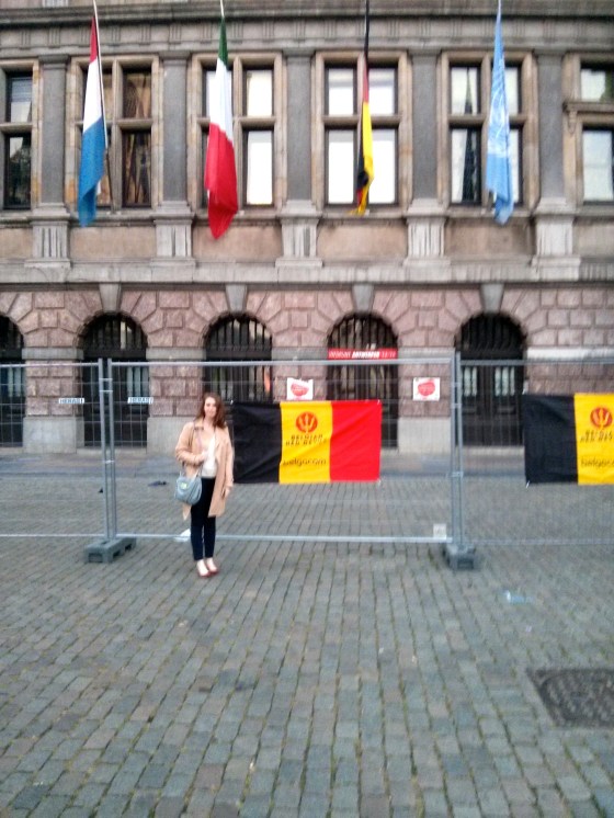 In my subtle red, white, and blue