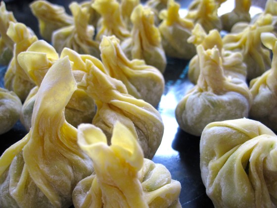 I had more shrimp than i realized and made what seemed like an endless amount of wontons!