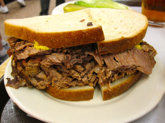 Look at all of that brisket!