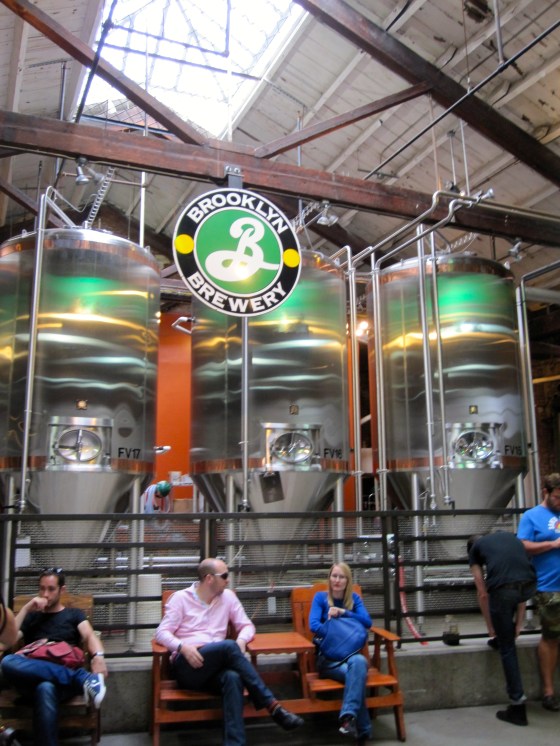 Waiting for the tour to begin