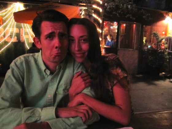 The happy now-newlyweds!