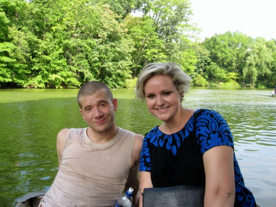 My lovely rowing companions