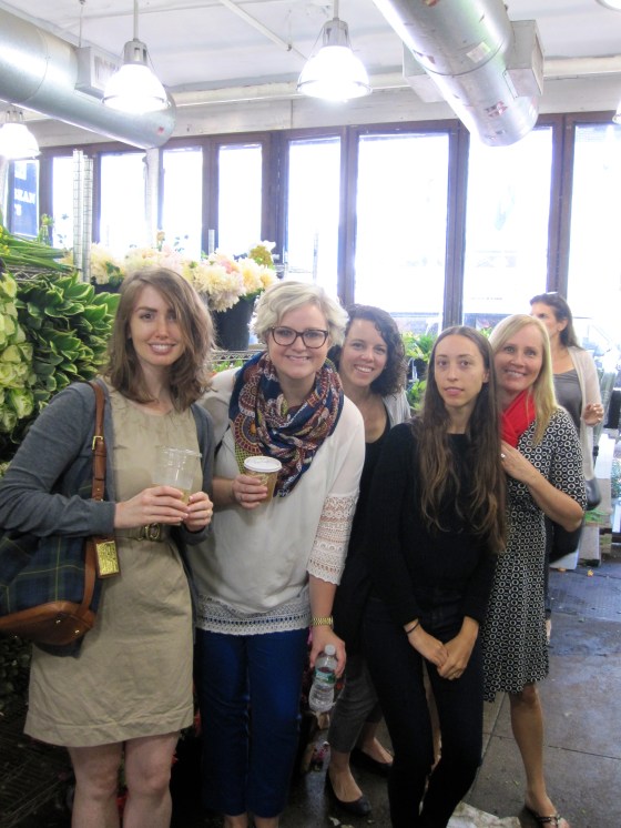 Bridesmaids, bride, and mother of the bride!