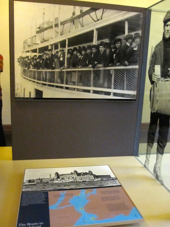 Arriving at Ellis Island