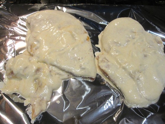 Ready to go into the oven